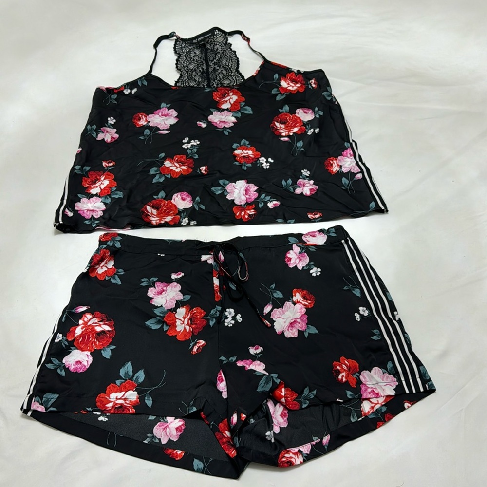 INC Floral Pajama Set (Satin Feel)